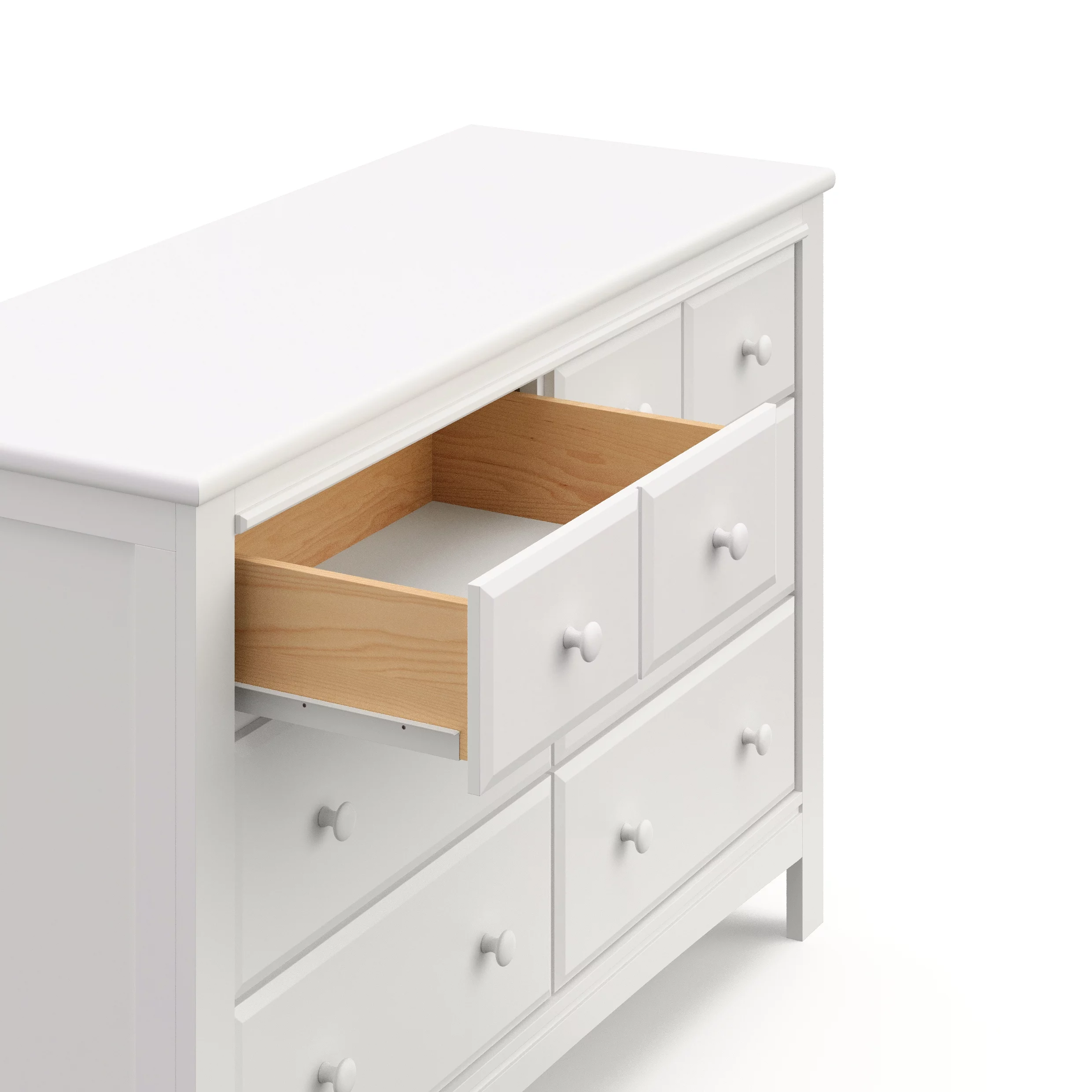 Graco Benton 6-Drawer Double Dresser, White