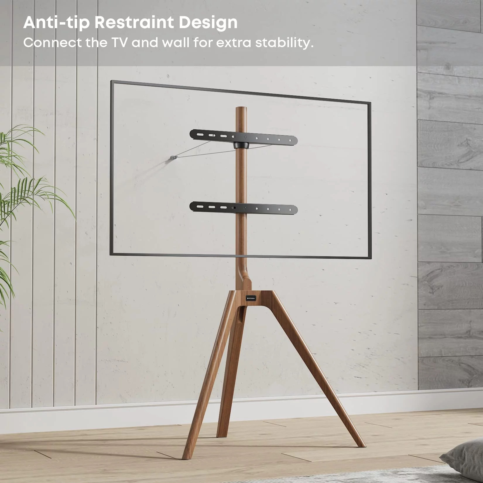 PUTORSEN Premium Wood Easel TV Stand