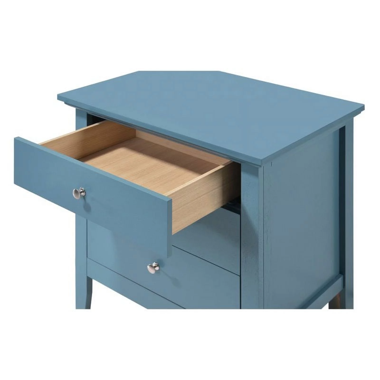 Home Square 2-Piece Set with 8-Drawer Dresser and 3-Drawer Nightstand in Teal