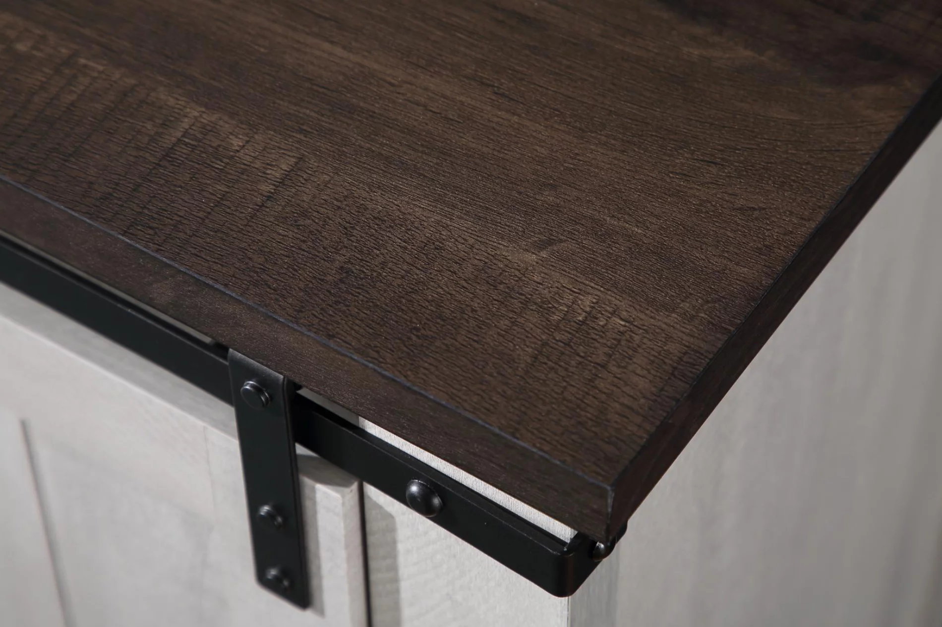 Bestliving Farmhouse Barn Door TV Stand for TVs up to 60