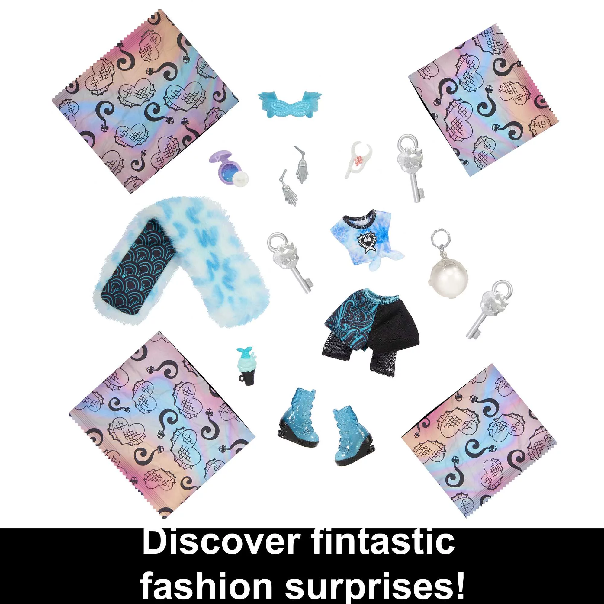 Monster High Doll, Lagoona Blue, Skulltimate Secrets: Fearidescent Series