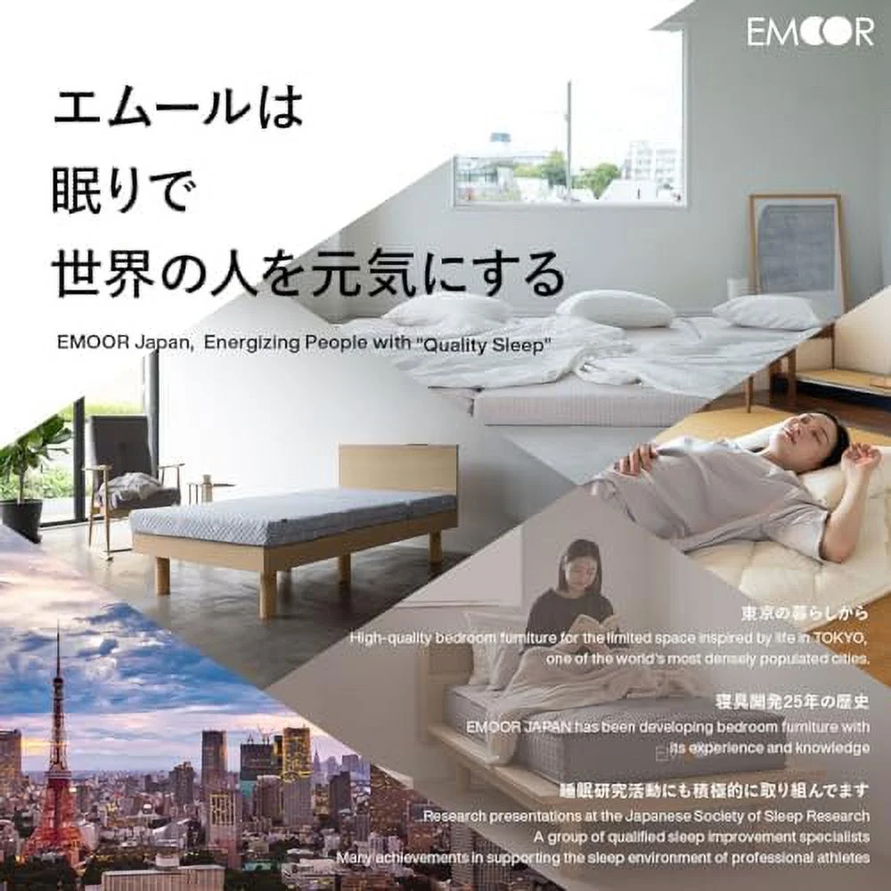 HBBOOMLIFE Pallet Bed Slats Headboard 2-Piece Set (Twin) Pine Wood Natural  Japanese Futon Mattress Floor Sleeping Tatami Mat