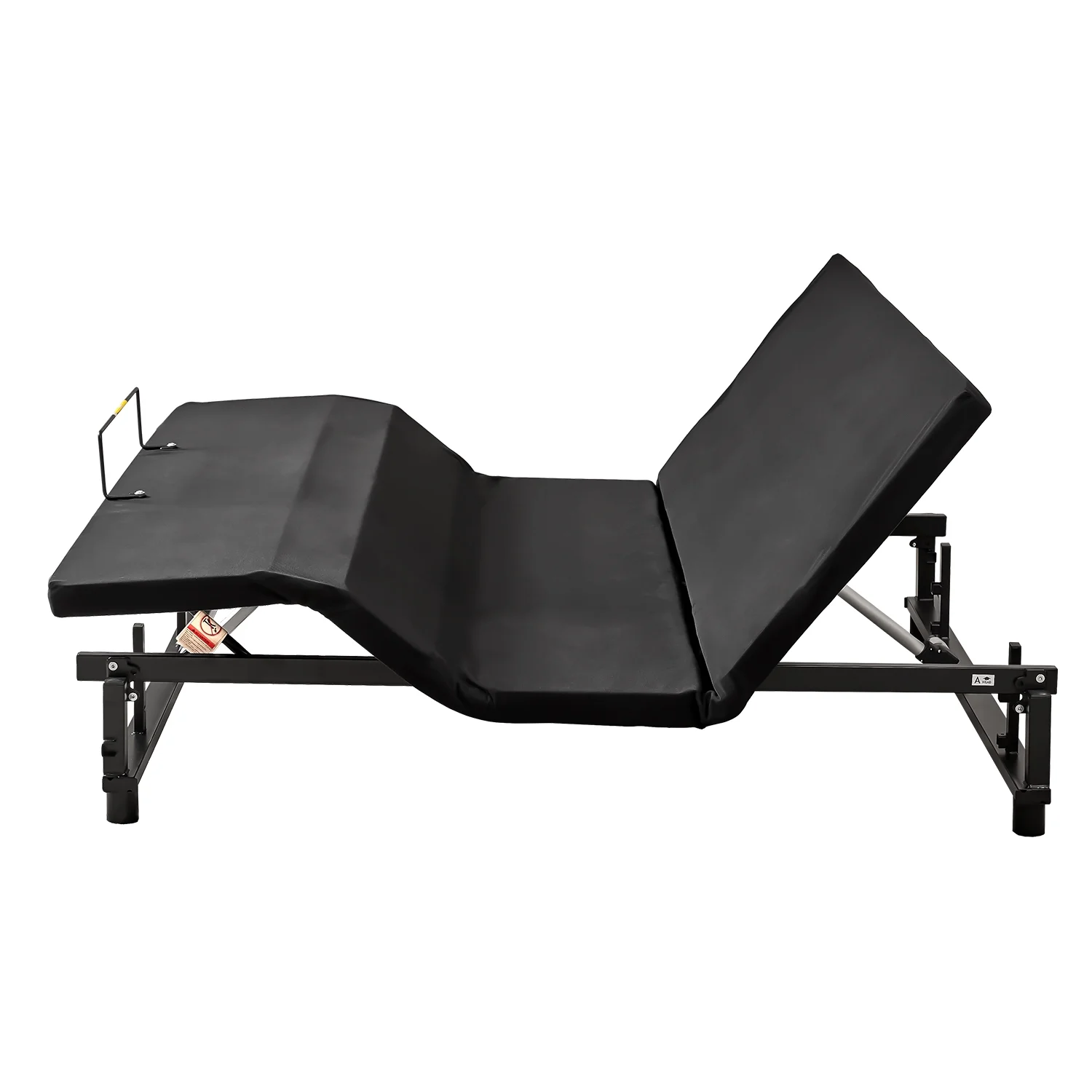 CQSXDA Full Size Electric Adjustable Bed Base, Ergonomic Upholsterede Bed Frame with Upgraded Motors and Remote Control, Independent Head & Foot Incline, Powerful Quiet Motor, Easy Assembly
