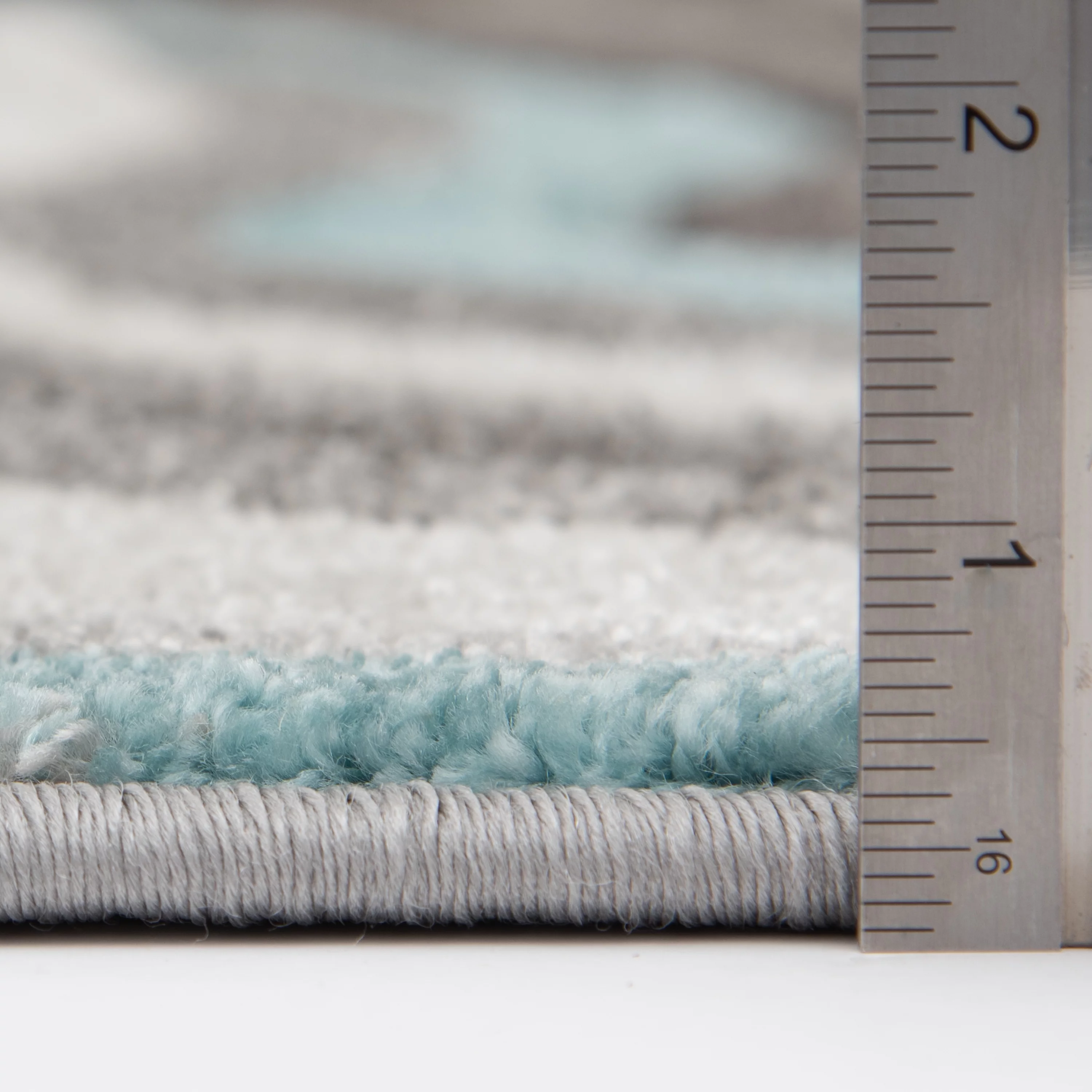 Better Homes & Gardens 8'x10' Waves Teal Indoor Area Rug