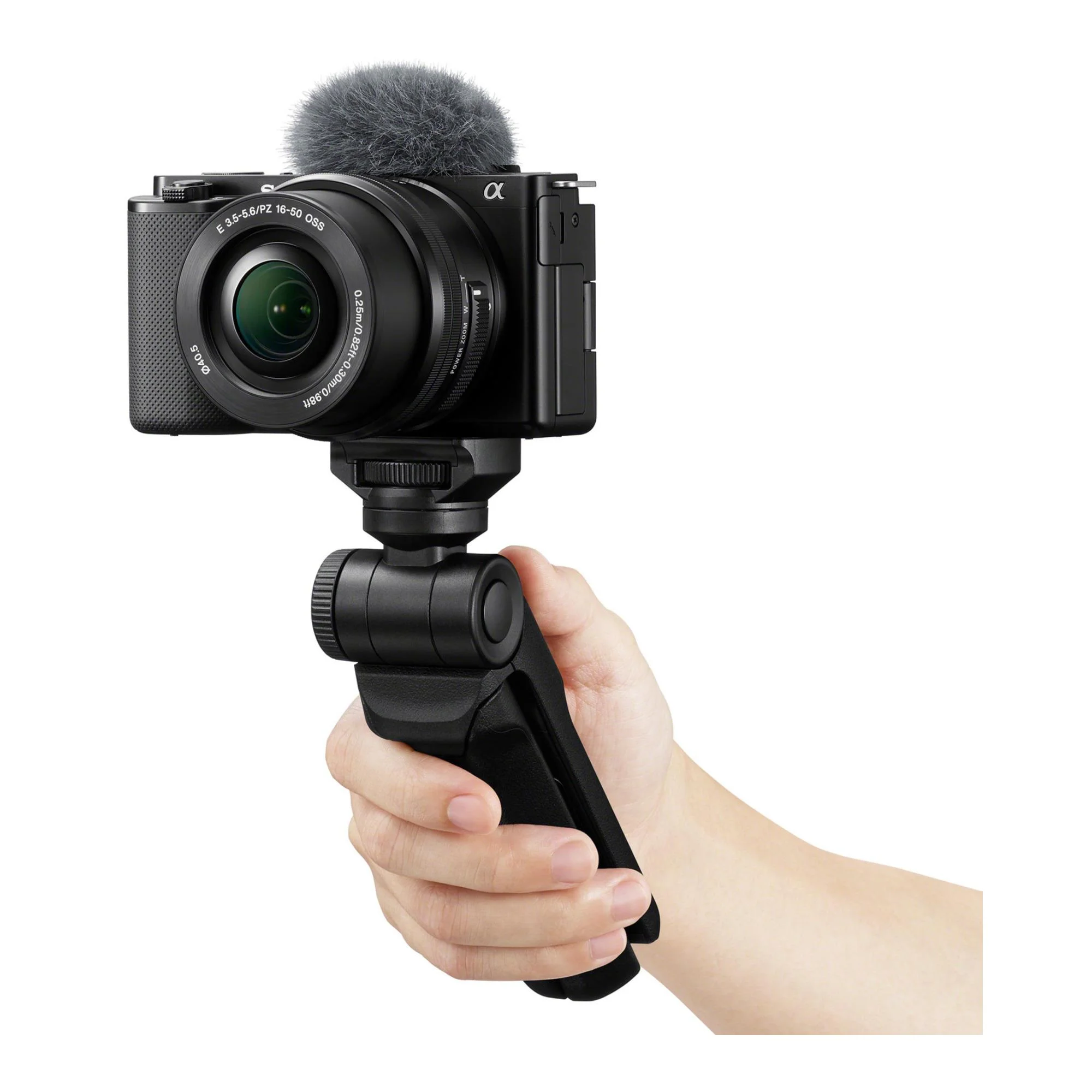 Sony Alpha ZV-E10 APS-C Mirrorless Vlog Camera (Black) with 16-50mm Lens Bundle