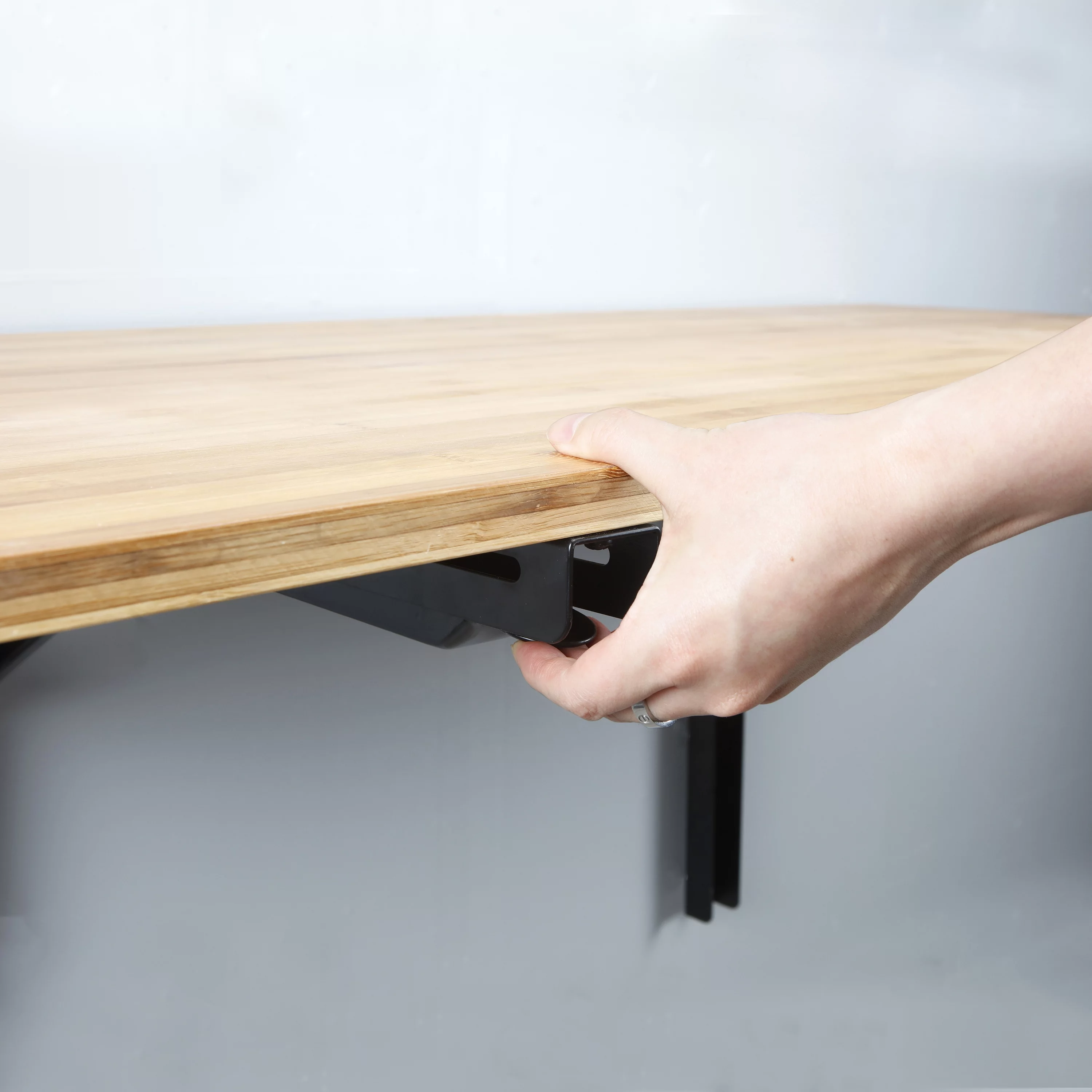 WORKPRO 48-Inch Foldable Workbench Wall Mount Space Saver, 500 lbs. Capacity, Steel