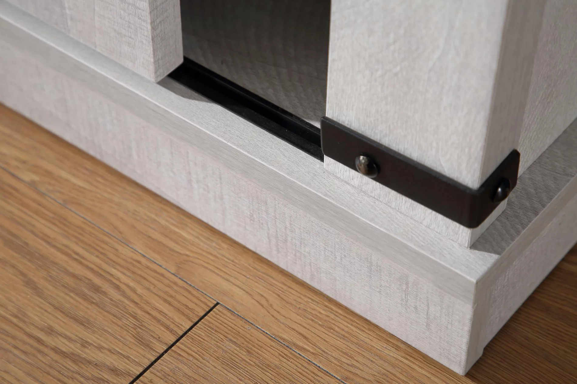 Bestliving Farmhouse Barn Door TV Stand for TVs up to 60