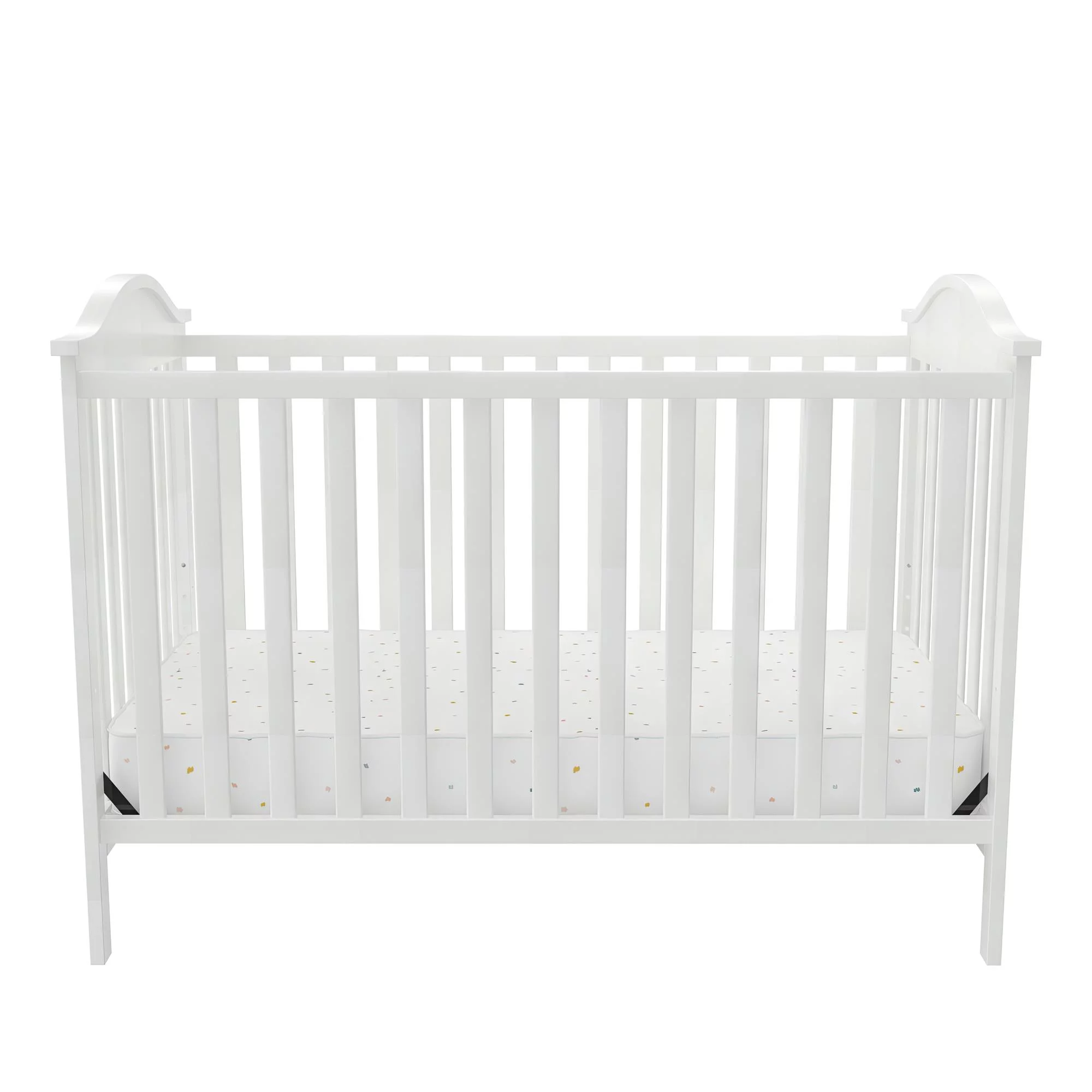 Baby Relax Adele 3-in-1 Convertible Crib, White
