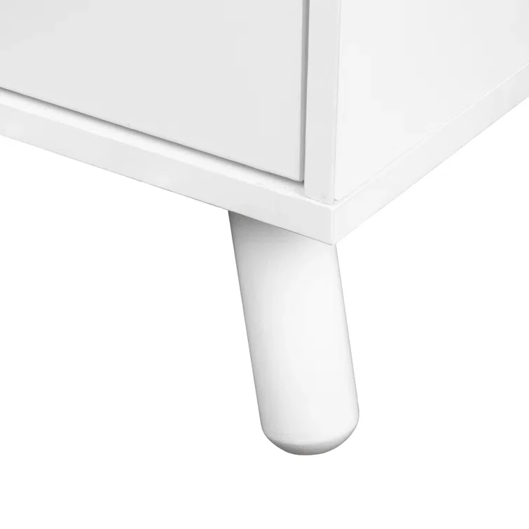 3 Drawer Changing Table and Storage Dresser with Open storage compartment and Removable Pad, Baby Changing Table for Kids rooms,White