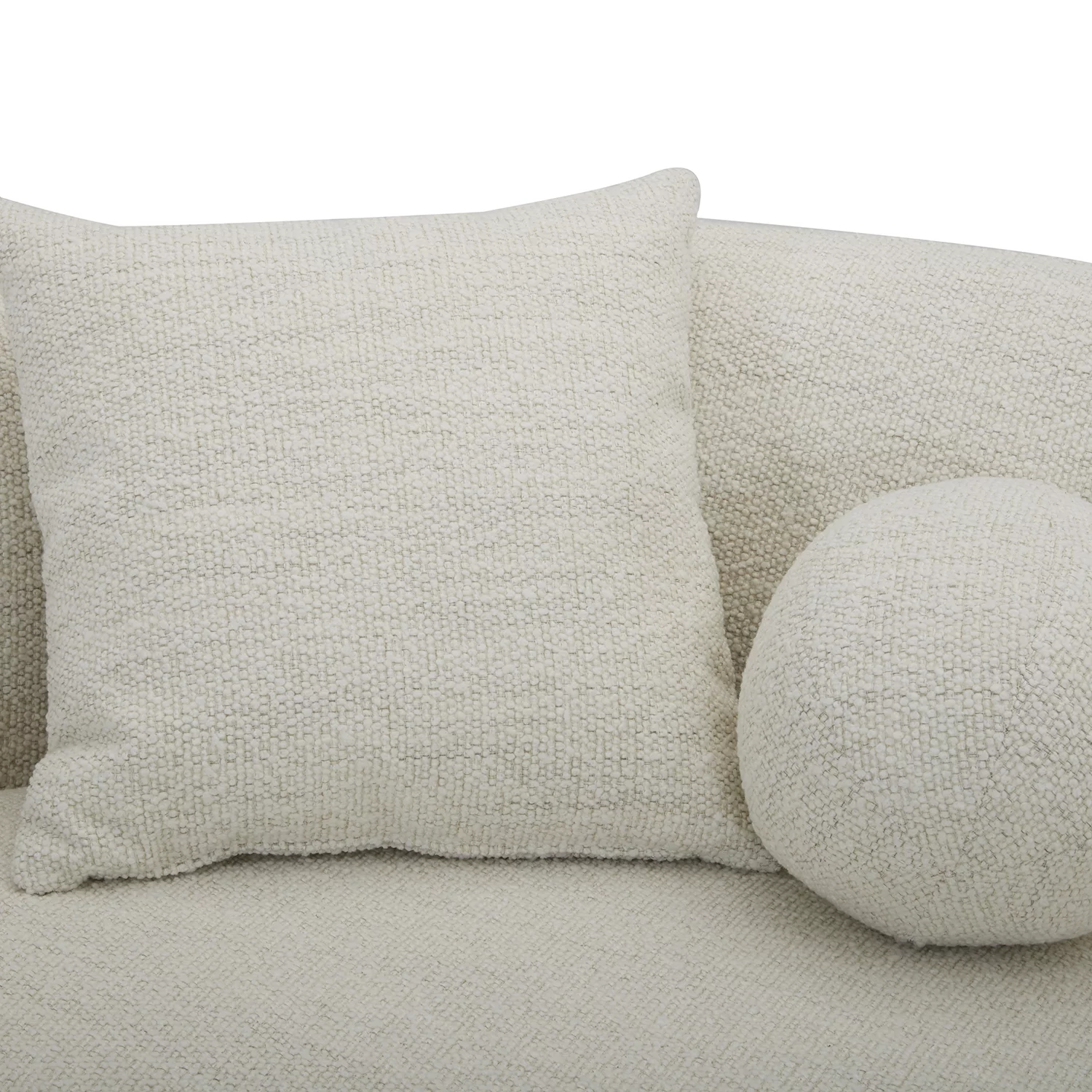 Better Homes & Gardens Juliet Curved Sofa, Ivory