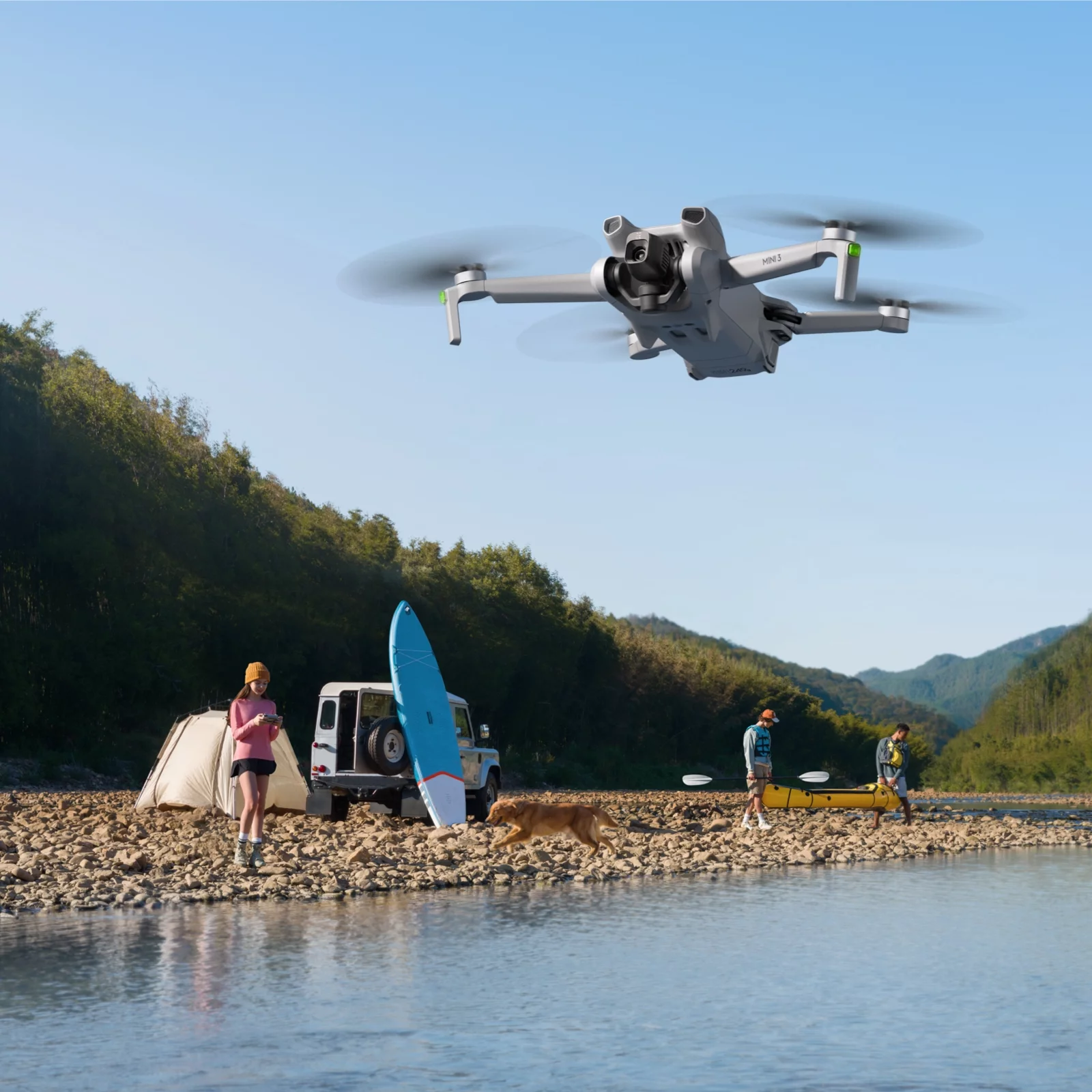 Open Box DJI Mini 3 Fly More Combo Lightweight and Foldable Mini Camera Drone with 4K HDR Video, 38-Min Flight Time, True Vertical Shooting and Intelligent Features - CP.MA.00000610.01