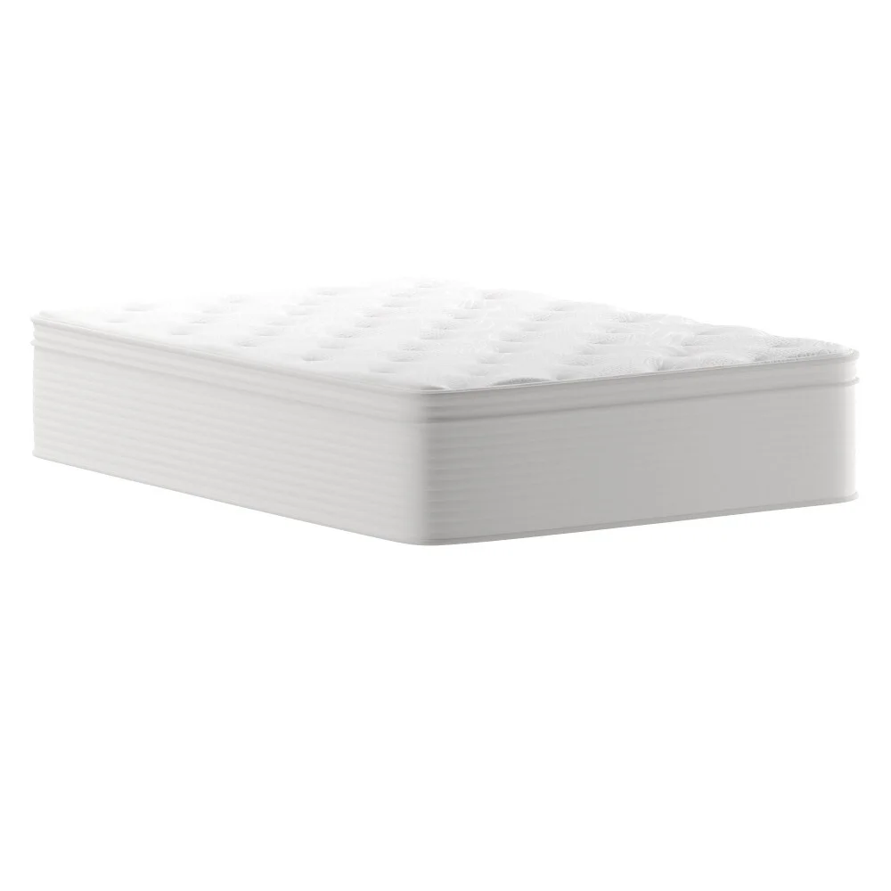 Taylor & Logan Euro Top Hybrid Pocket Spring & Foam Mattress in a Box with Edge Support Full
