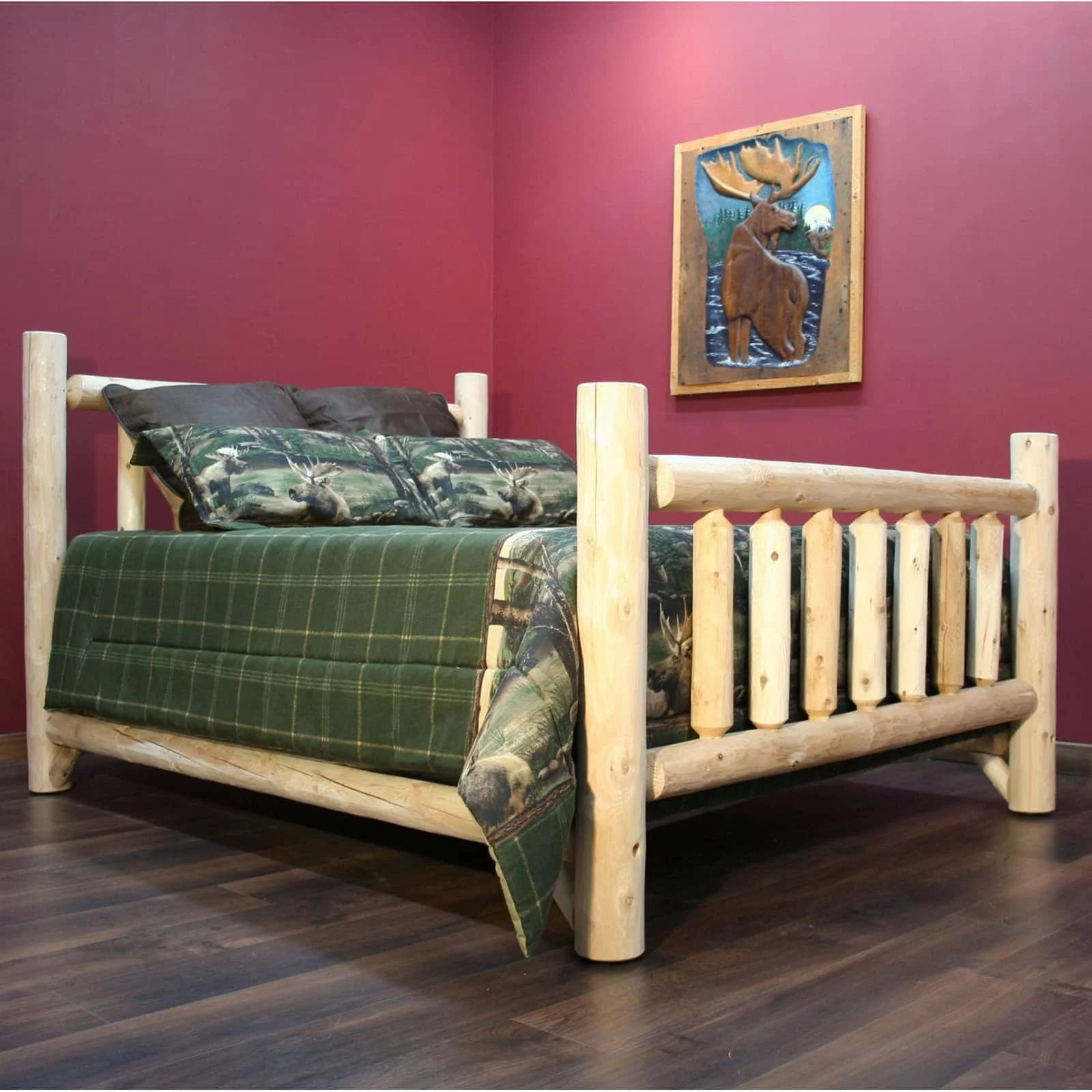 Lakeland Mills Frontier Low Post Panel Bed