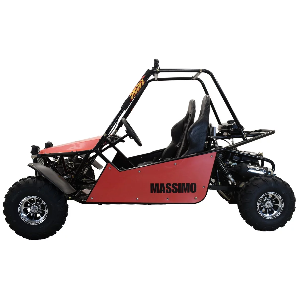 Massimo GKM 200|4 Stroke 177cc 2WD Go Kart (Red)