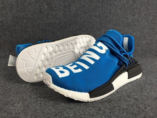 2nd x pharrell x Ad*s nmd human race blue