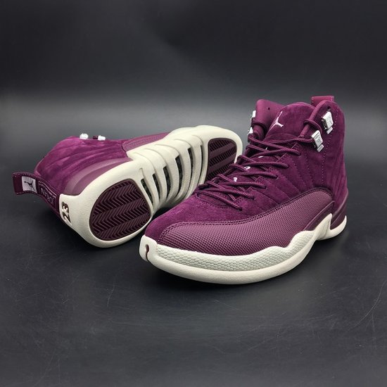 PSNY X Air Jordan 12 “Bordeaux” BordeauxMetallic Silver-Sail