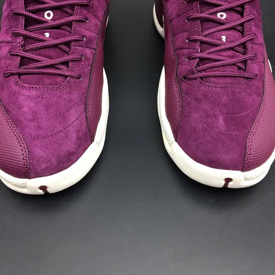 PSNY X Air Jordan 12 “Bordeaux” BordeauxMetallic Silver-Sail