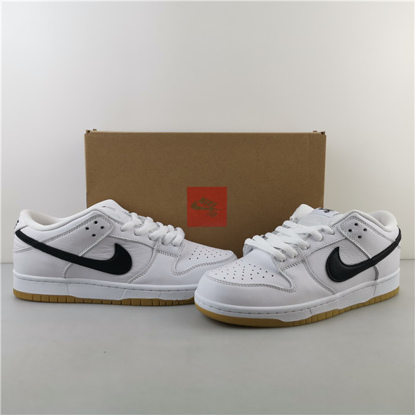 Nike SB Dunk Low Orange Label White Black CD2563-100