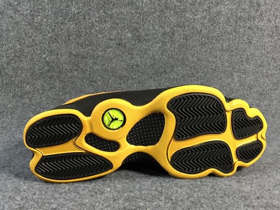 Authentic Air Jordan 13 Retro Low Black Yellow