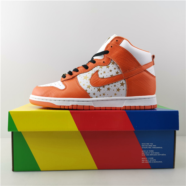 nike sb dunk high Sup*e orange 307385-181