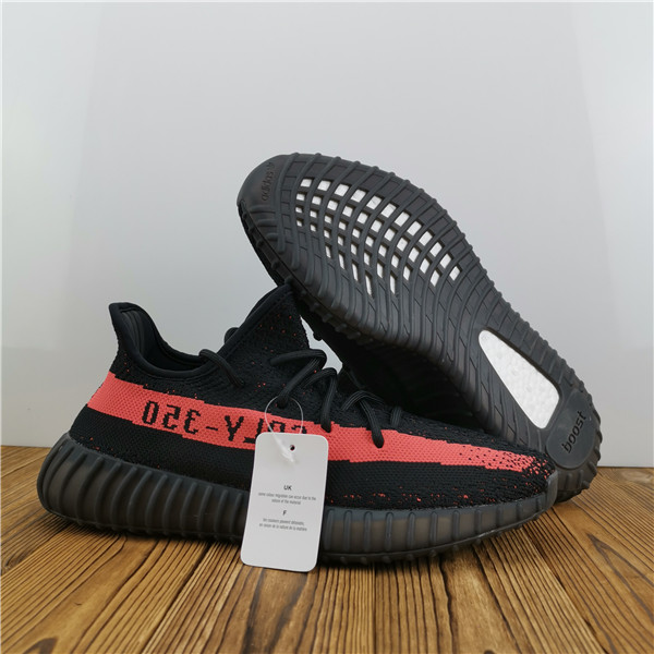 Ad*s yeezy boost 350 v2 core black red by9612