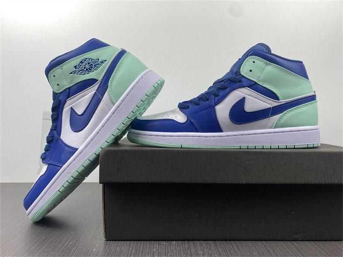 Jordan 1 Mid Mystic Navy Mint Foam 554724-413