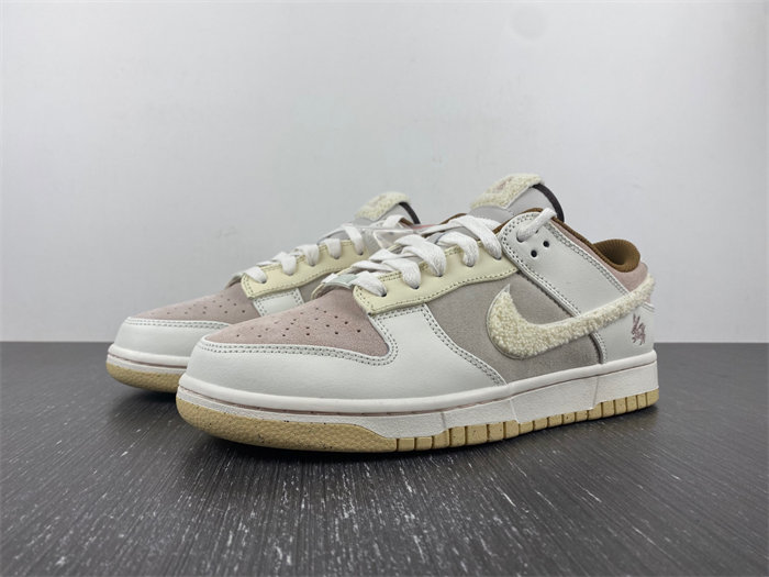 Nike Dunk Low Retro PRM Year of the Rabbit Fossil Stone FD4203-211.