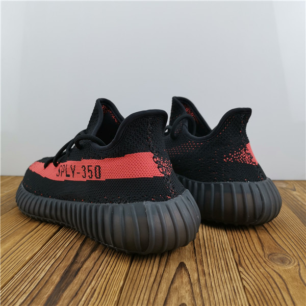 Ad*s yeezy boost 350 v2 core black red by9612