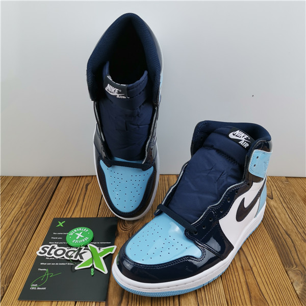 Air Jordan 1 Retro High UNC Patent CD0461-401