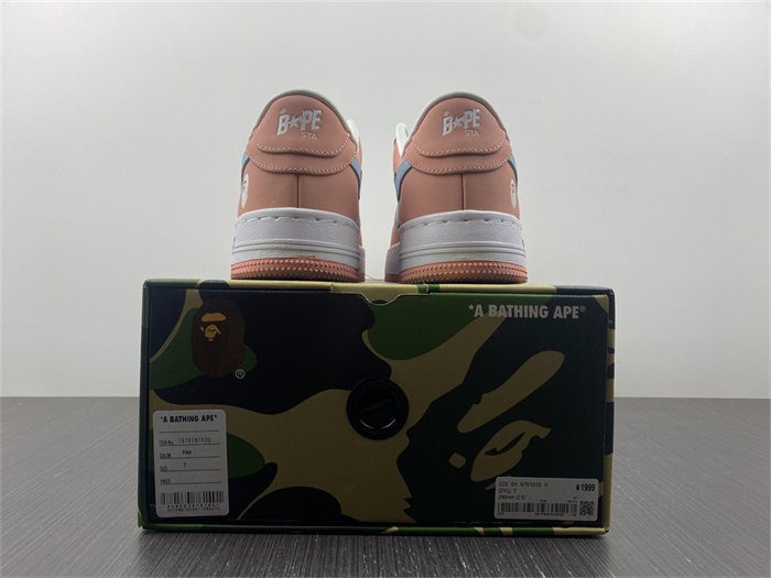 A Bathing Ape Bape Sta Pastel Pink