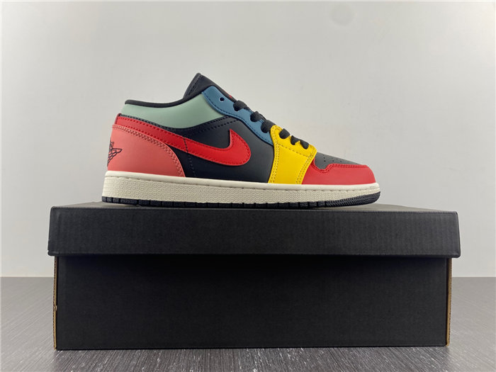 Air Jordan 1 Low SE Black Multi-Color DN3739-060