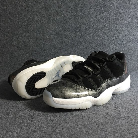 Air Jordan 11 Retro Low Black Silver “Barons”