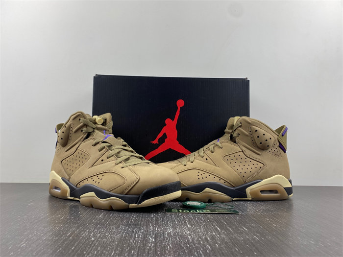 Air Jordan 6 WMNS Gore-Tex Brown Kelp FD1643-300