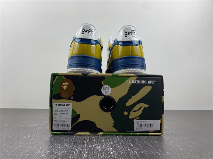 A Bathing Ape Bape Sta Nostalgic Blue Yellow 1I80191006