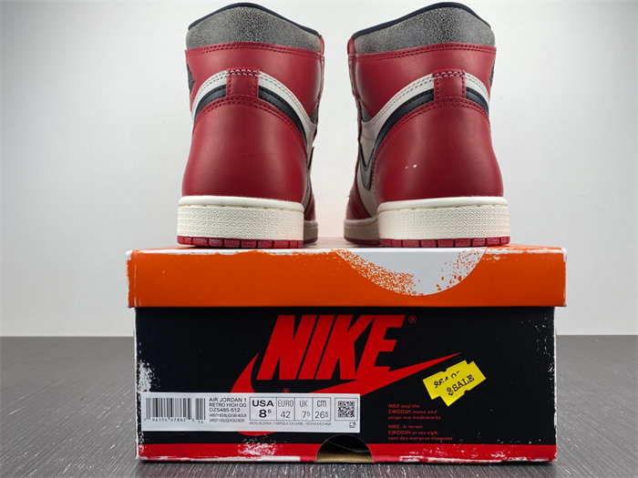 Jordan 1 Retro High OG Chicago Lost and Found  DZ5485-612