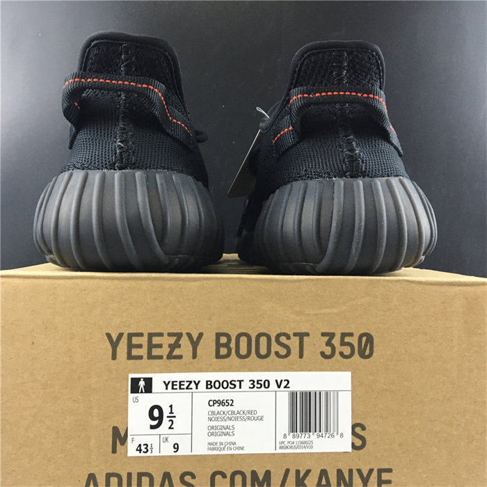 Ad*s yeezy boost 350 v2 black red cp9652