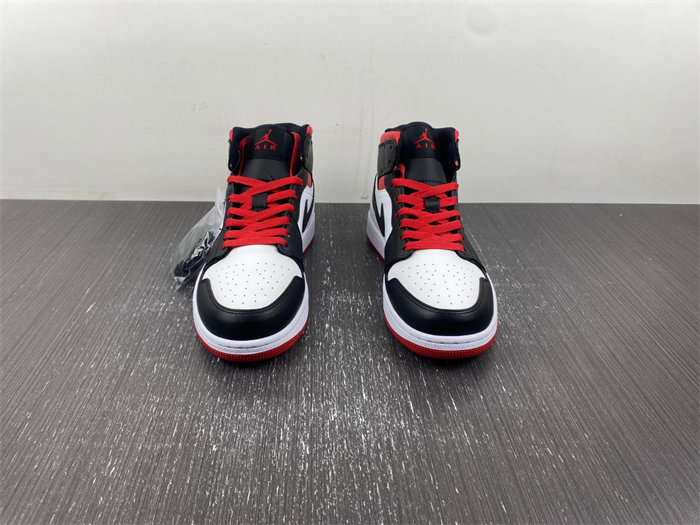 Jordan 1 Mid Gym Red Black Toe DQ8426-106