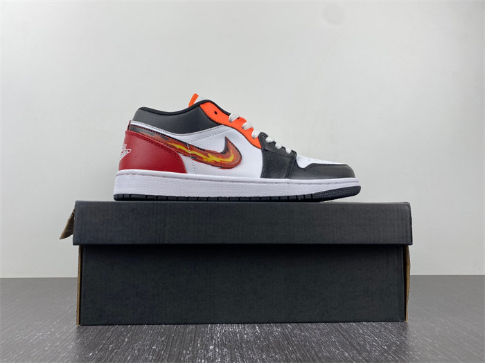 Air Jordan 1 Low GS “Flaming Swoosh” FJ7222-101