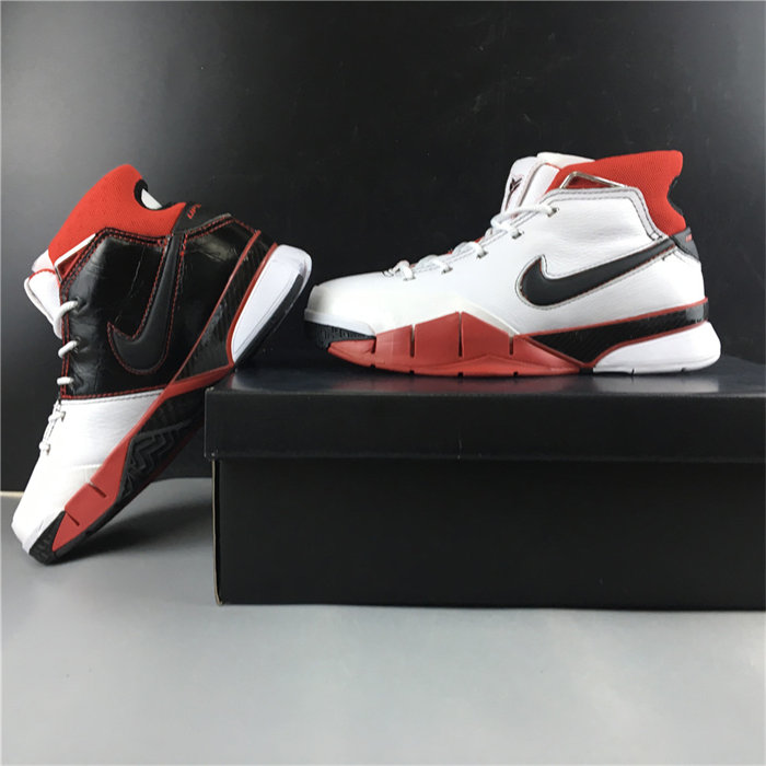 Nike Kobe 1 Protro White Black Red AQ2728-102