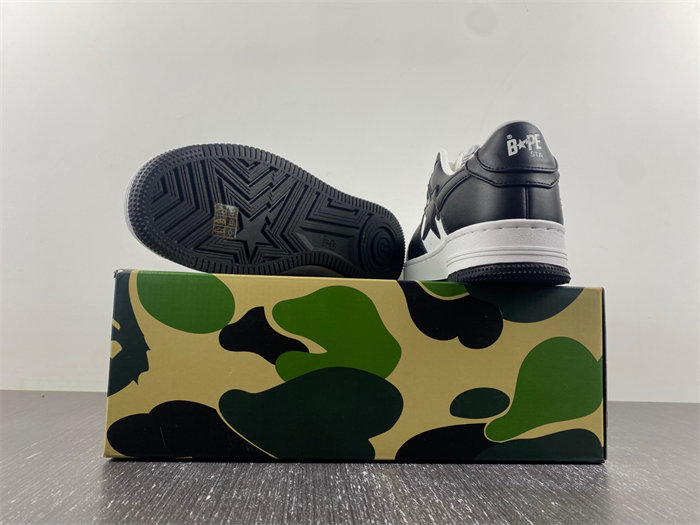 A Bathing Ape Bape Sta Black Calf Hair 1J80-191-050 BLK