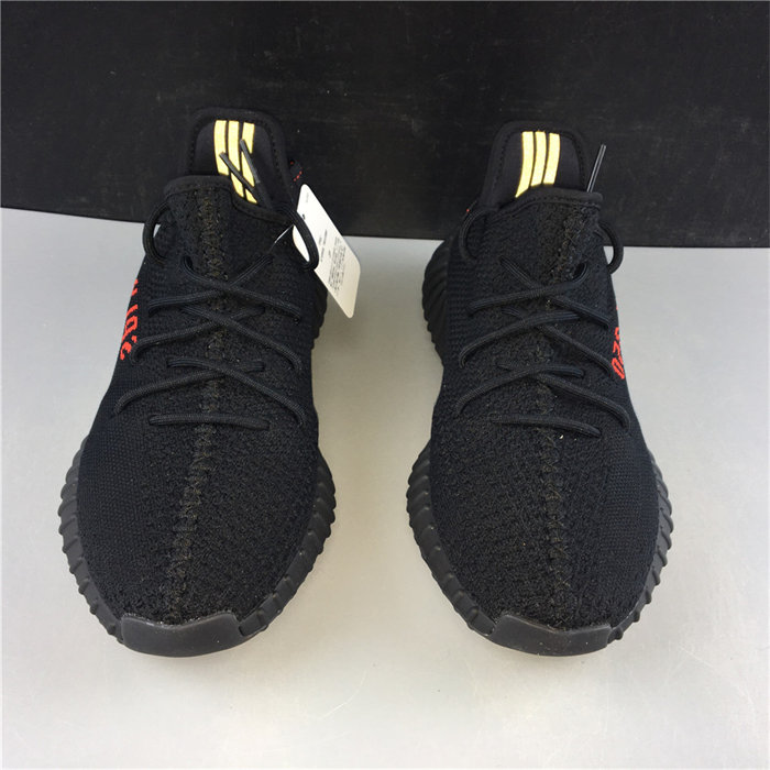 Ad*s yeezy boost 350 v2 black red cp9652