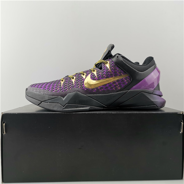 Nike Zoom Kobe VII Black Purple Gold 511371-005