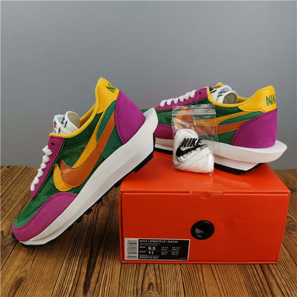 Sacai x Nike LDV Waffle Green Pink BV0073-301