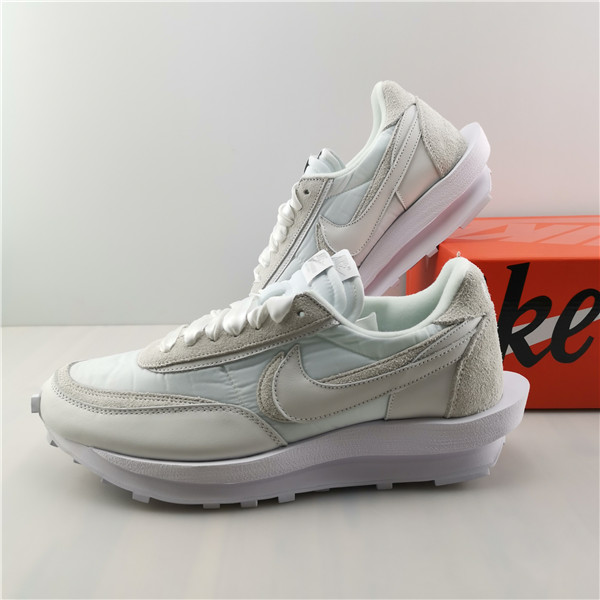 NIKE SACAI NIKE LDWAFFLE WHITE NYLON WHITE BV0073-101