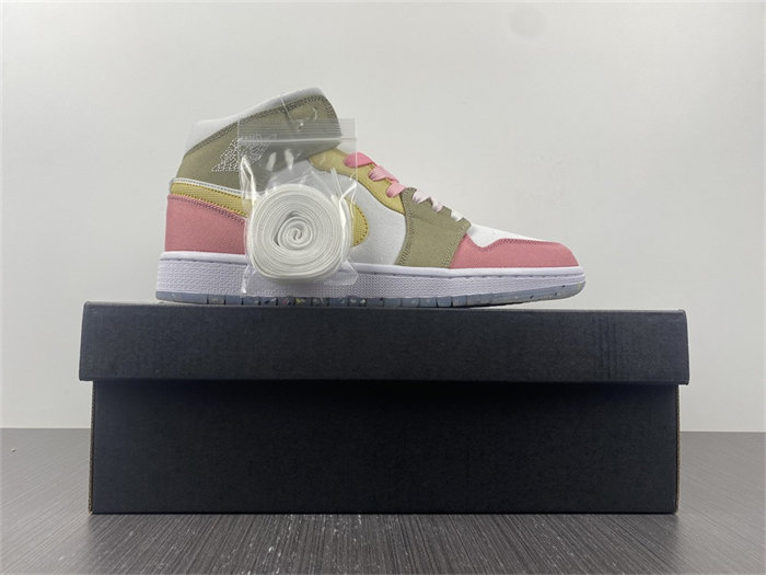 Jordan 1 Mid SE Pastel Vivid Green Grind DJ0338-100