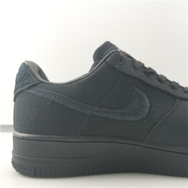 STUSSY X AIR FORCE 1 LOW BLACK CZ9084-001