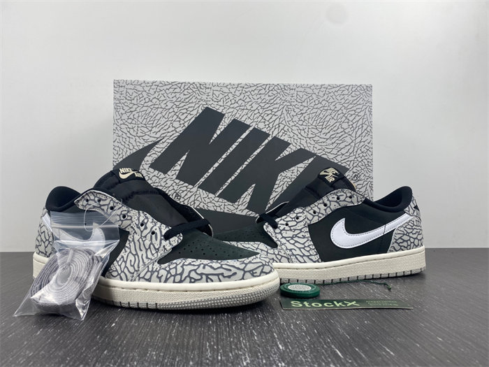 Air Jordan 1 Low “Elephant Print” CZ0790-001