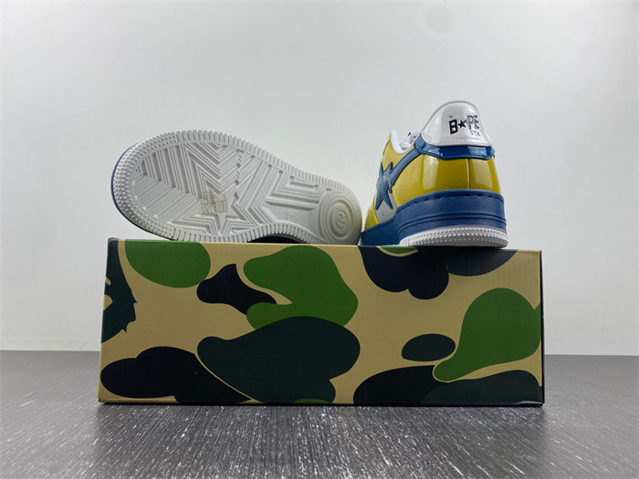 A Bathing Ape Bape Sta Nostalgic Blue Yellow 1I80191006