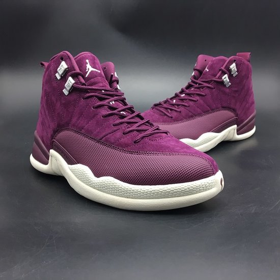 PSNY X Air Jordan 12 “Bordeaux” BordeauxMetallic Silver-Sail