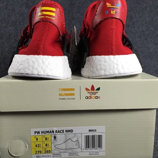 pharrell x Ad*s nmd human race red